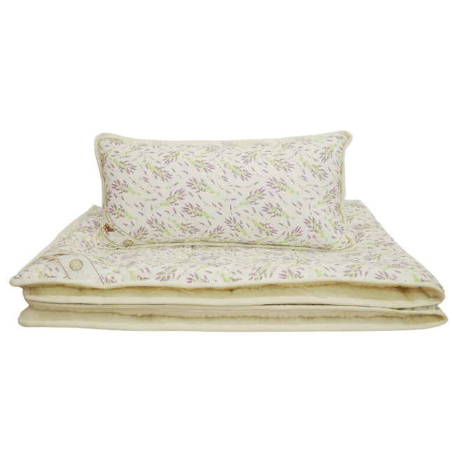 Gyapjú-pamut nyári garnitúra (2 részes) - Levendulás