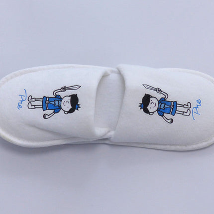 Hotel eldobható herceg mintás gyerek papucs - Prémium minőség!