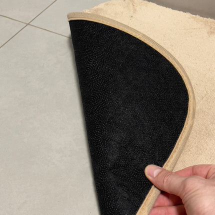 Bézs fürdőszobaszőnyeg szett - 2 db-os - 50x80, 40x50 cm