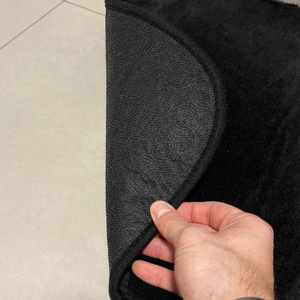 Fekete fürdőszobaszőnyeg szett - 2 db-os - 50x80, 40x50 cm