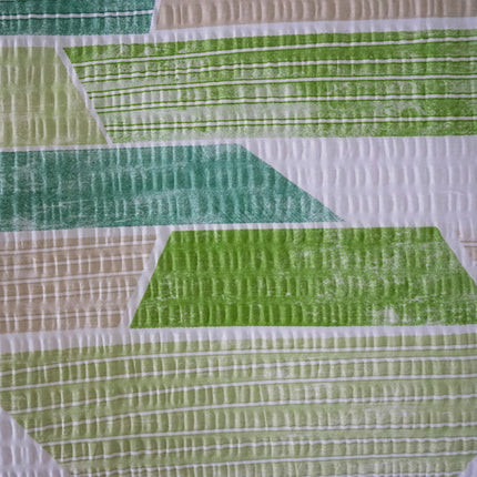 Krepp ágyneműhuzat garnitúra 3 db-os - Zöld mintás