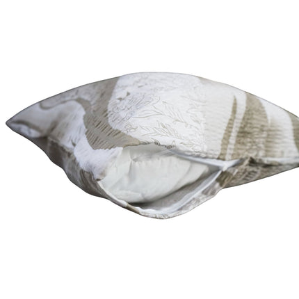 Krepp ágyneműhuzat garnitúra 3 db-os - Barna hullám mintás