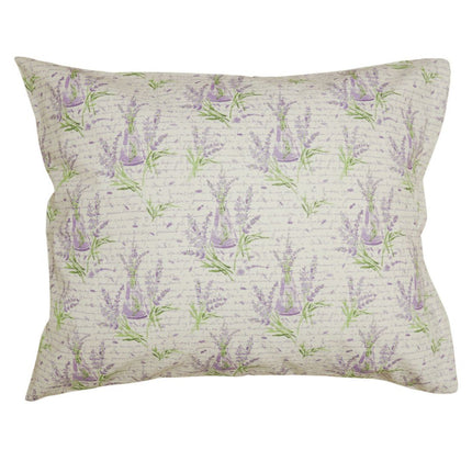 Pamut kispárnahuzat - Levendula mintás