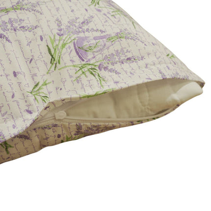 Pamut kispárnahuzat - Levendula mintás