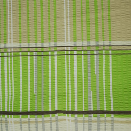 Krepp kispárnahuzat - Zöld kockás