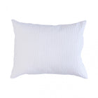 Fehér krepp pamut párnahuzat - cipzáras