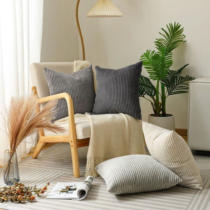 Kordbársony díszpárna - 45x45 cm