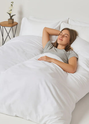 Hotel 100% pamutvászon ágyneműhuzat garnitúra - áthajtós - 2 db-os szett - 146 gr/m2