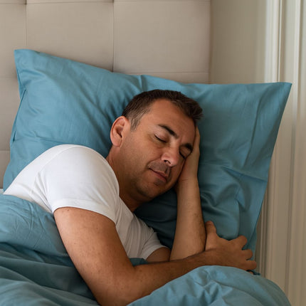 Szürkéskék - pamut kispárnahuzat