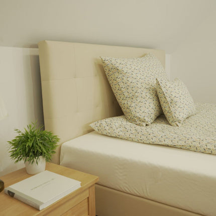 Pamut párnahuzat - Apró levél mintás