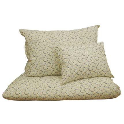 Pamut párnahuzat - Apró levél mintás