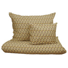 Pamut ágyneműhuzat garnitúra - 3 db-os - Barnás geometriai mintás