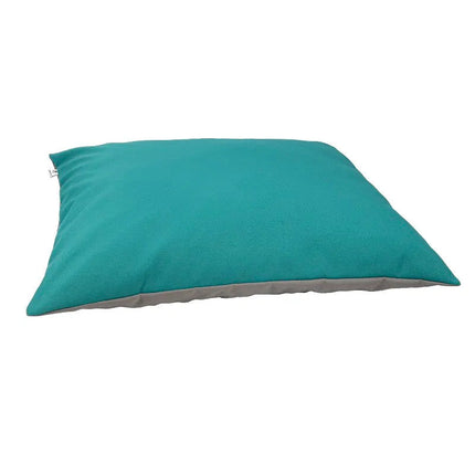 Kétoldalas design párna - kutyafekhely - szürke/kék