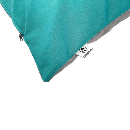 Kétoldalas design párna - kutyafekhely - szürke/kék