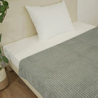 Merinos piramis pléd - fehér - 200x220 cm