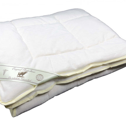 Fehér - Gyapjú 4 évszak paplan - 140x200 cm