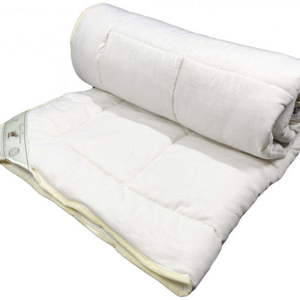 Fehér - Gyapjú 4 évszak paplan - 140x200 cm