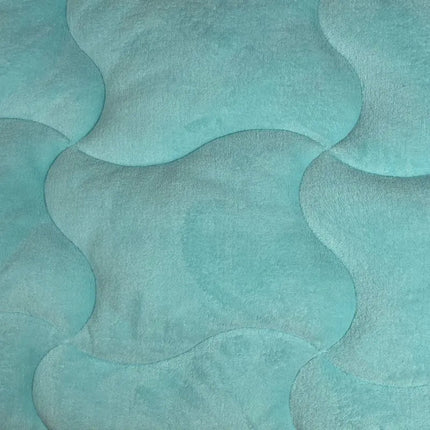 Soft - különlegesen meleg, puha kétoldalas téli takaró - türkiz/natúr - 135x195 cm