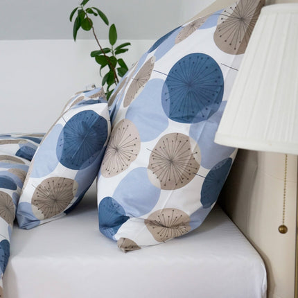 Pamut ágyneműhuzat garnitúra - Kék körök