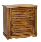 Queen - Komód (4 fiókos)