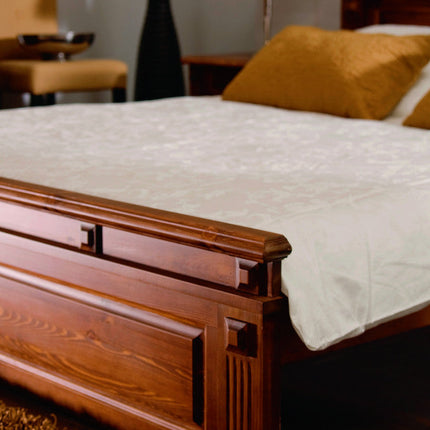 Queen - Antikolt fenyő ágykeret