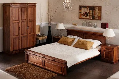 Queen - Antikolt fenyő éjjeliszekrény