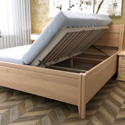 Daša bükk ágy ágyneműtartóval