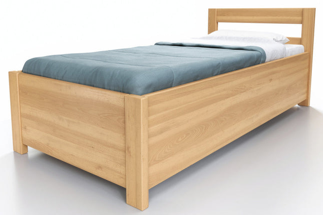 Tina bükk ágy ágyneműtartóval