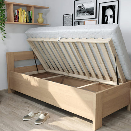 Ela bükk ágy ágyneműtartóval