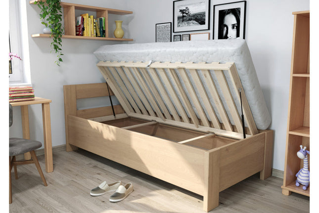 Ela bükk ágy ágyneműtartóval