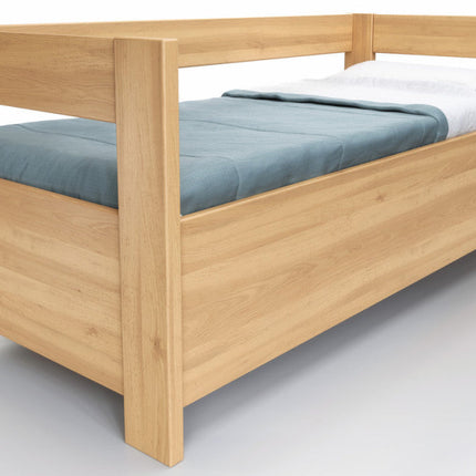 Ela bükk ágy támasztóval és tárolóhellyel