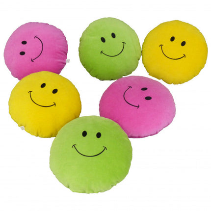 Plüss smiley párna - Zöld - NAGY