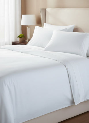 Hotel 100% pamutvászon ágyneműhuzat garnitúra - áthajtós - 3 db-os szett - 146 gr/m2