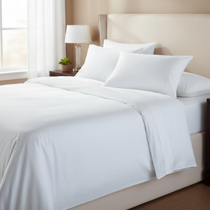 Hotel 100% pamutvászon ágyneműhuzat garnitúra - áthajtós - 3 db-os szett - 146 gr/m2