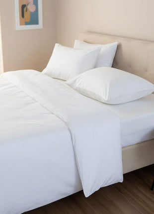 Hotel 100% pamutvászon ágyneműhuzat garnitúra - áthajtós - 2 db-os szett - 146 gr/m2