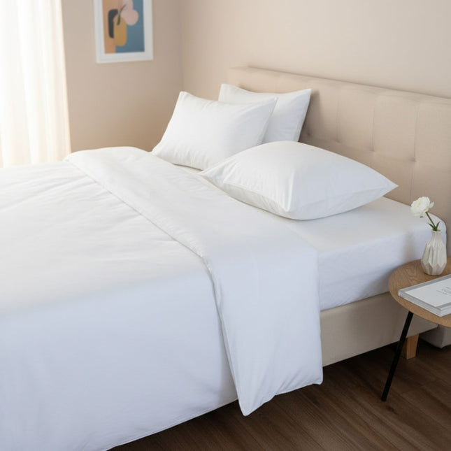 Hotel 100% pamutvászon ágyneműhuzat garnitúra - áthajtós - 2 db-os szett - 146 gr/m2