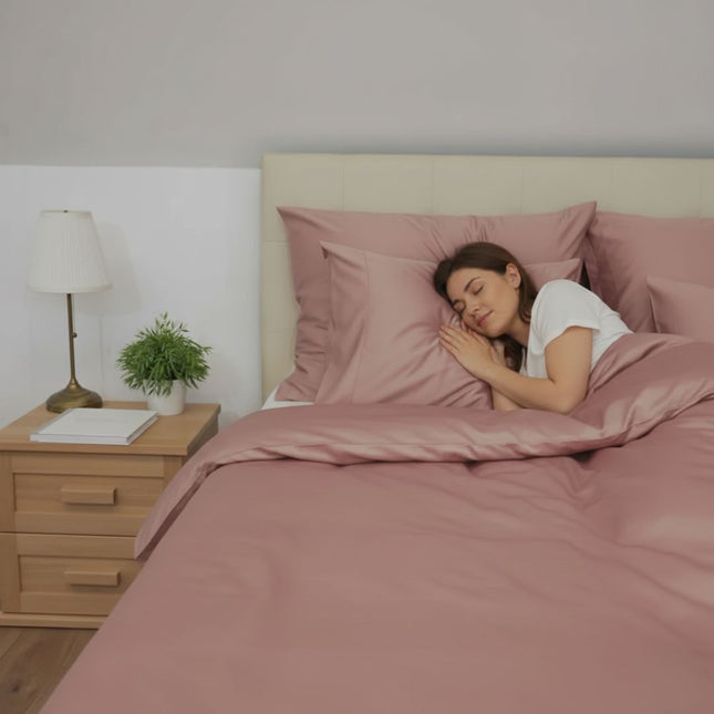 Mályva szatén ágyneműhuzat garnitúra - 3 részes - TC 250