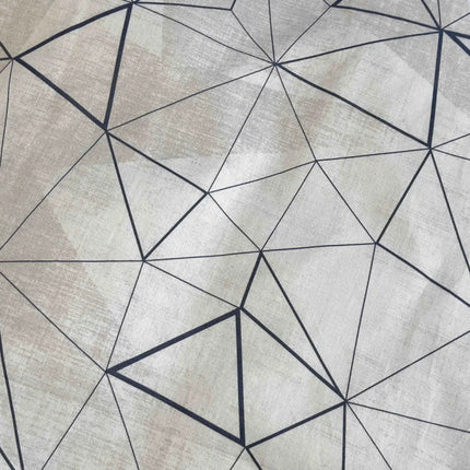 Pamutszatén párnahuzat - Szürke mintás