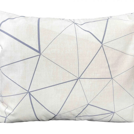 Pamutszatén párnahuzat - Szürke mintás