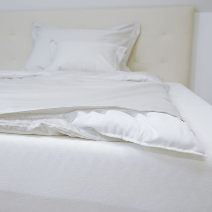 Pamutszatén ágyneműhuzat garnitúra angol széllel - 3 db-os - Halvány szürke - TC 250