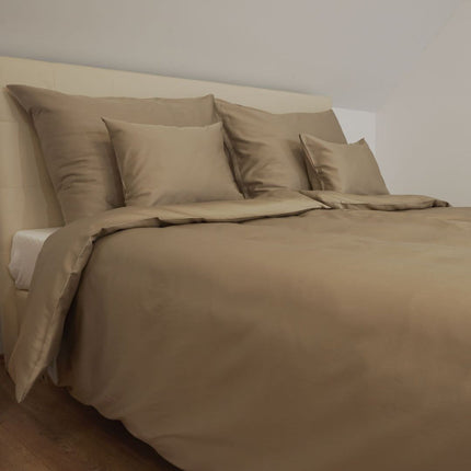 Mogyoró szatén ágyneműhuzat garnitúra - 3 részes - TC 250