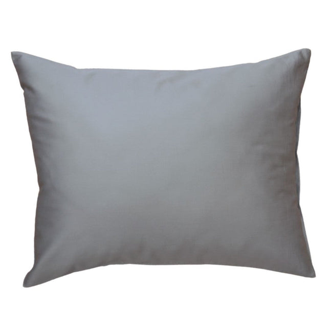 Acél szürke színű szatén párna-, paplanhuzat - TC 250