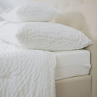 Krepp ágyneműhuzat garnitúra - 80% Pamut - 20% PE - áthajtós - 3 db-os szett - 130 gr/m2