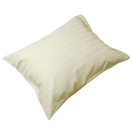 Pezsgő színű hotel csíkos ágyneműhuzat - 80% Pamut - 20% PE - áthajtós - 3 db-os szett - 150 gr/m2 - csomagos