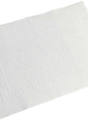 Szállodai Frottír Kádkilépő – Fehér Tappancsos – Prémium Minőség – 700 g/m²