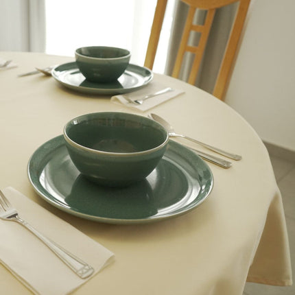 Szennytaszító asztalterítő - 50% pamut - 50% poliészter - Krém