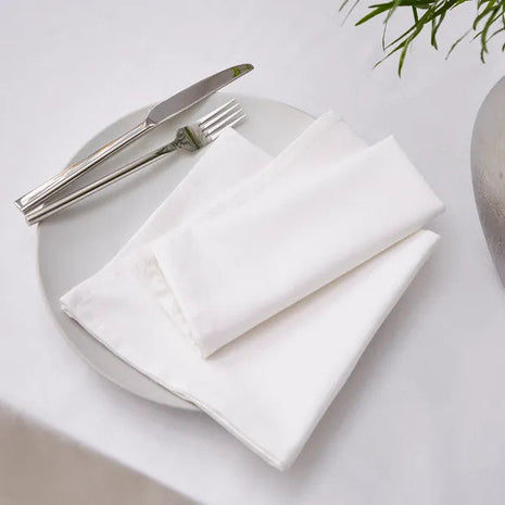 Textil szalvéta - fehér - Prémium minőség!