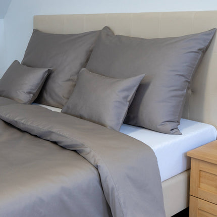 Homok egyszínű szatén ágyneműhuzat garnitúra - TC 300