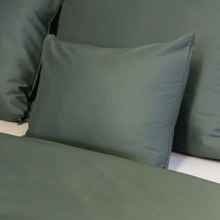 Olivazöld egyszínű szatén ágyneműhuzat garnitúra - TC 300
