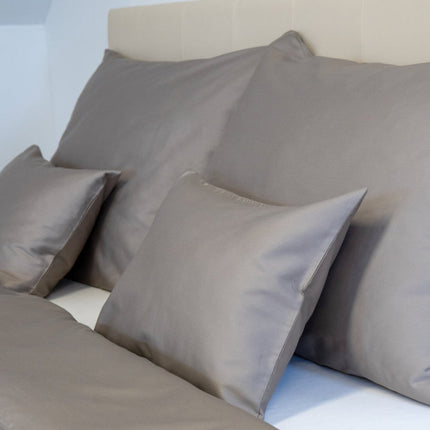 Homok egyszínű szatén ágyneműhuzat garnitúra - TC 300